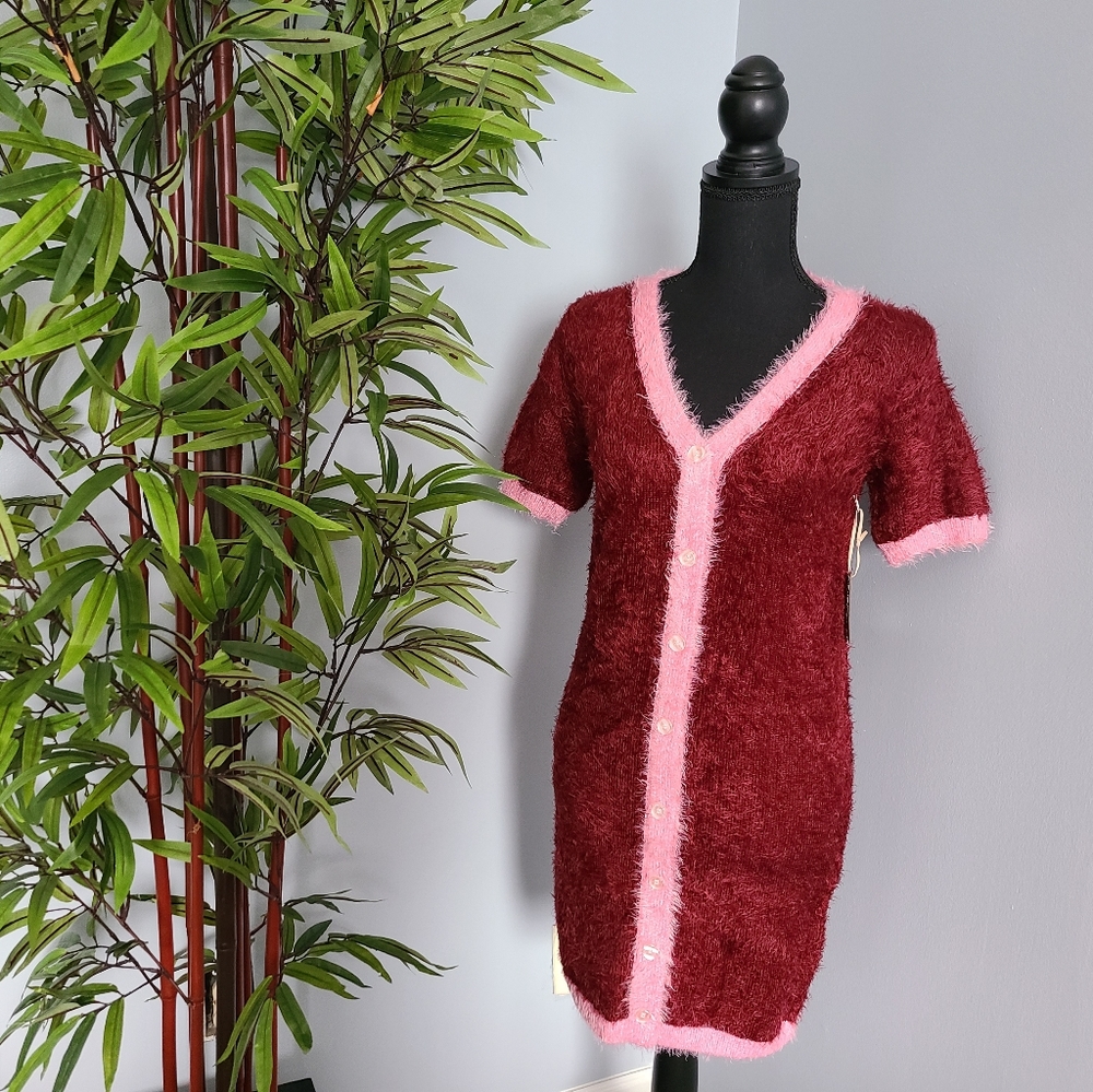 FOREVER 21 - Fuzzy Knit Sweater Dress